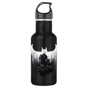 Batman Perched auf einer Säule Edelstahlflasche