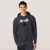Batman Perched auf einer Säule Hoodie (Vorne ganz)