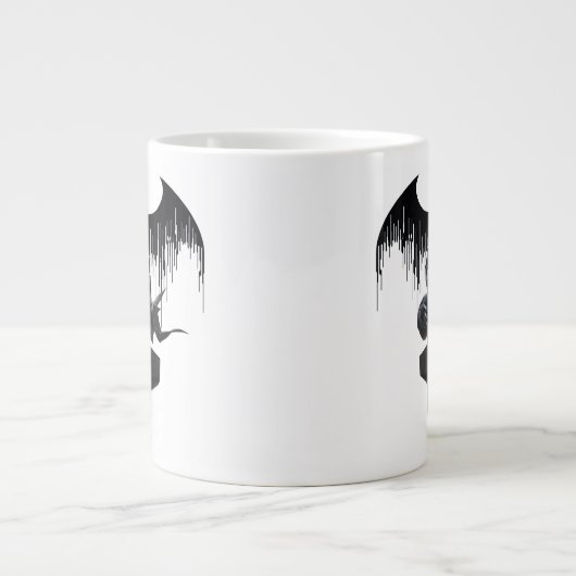 Batman Perched auf einer Säule Jumbo-Tasse (Vorderseite)