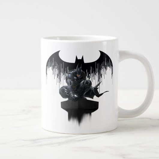 Batman Perched auf einer Säule Jumbo-Tasse (Rechts)