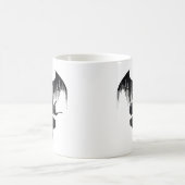 Batman Perched auf einer Säule Kaffeetasse (Mittel)