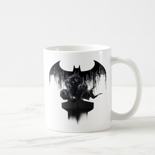 Batman Perched auf einer Säule Kaffeetasse (Rechts)