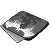 Batman Perched auf einer Säule Laptopschutzhülle (Vorne Knopf)