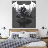 Batman Perched auf einer Säule Leinwanddruck (Insitu (Schlafzimmer))