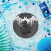 Batman Perched auf einer Säule Pappteller (Party)