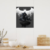 Batman Perched auf einer Säule Poster (Küche)
