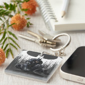 Batman Perched auf einer Säule Schlüsselanhänger (Vorderseite rechts)