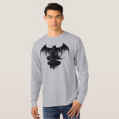 Batman Perched auf einer Säule T-Shirt (Vorne ganz)