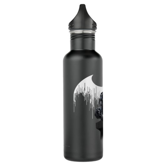 Batman Perched auf einer Säule Trinkflasche (Links)