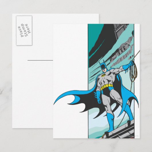 Batman Perches Postkarte (Vorne/Hinten)