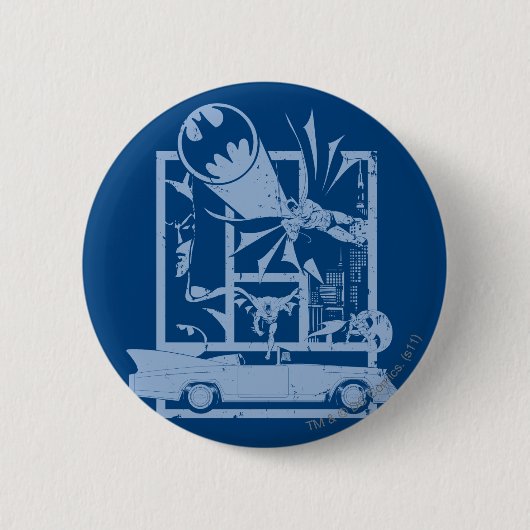 Batman - Picto Blue Button (Vorderseite)