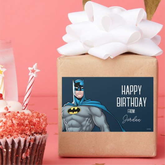 Batman Protector | Happy Holidays Rechteckiger Aufkleber (Party)