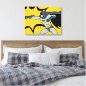 Batman Punch Leinwanddruck (Insitu (Schlafzimmer))