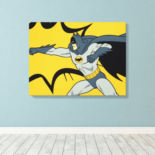 Batman Punch Leinwanddruck (Insitu (Holzboden))