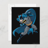 Batman Punch Postkarte (Vorne/Hinten)