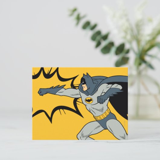 Batman Punch Postkarte (Stehend Vorderseite)