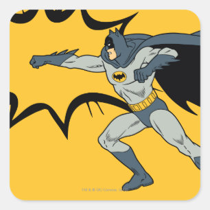 Batman Punch Quadratischer Aufkleber