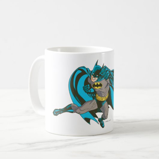 Batman Punching 1 Kaffeetasse (Vorderseite Links)