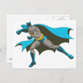 Batman Punching 2 Postkarte (Vorne/Hinten)
