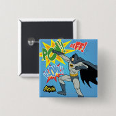 Batman Punching Graphic Button (Vorne & Hinten)
