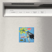 Batman Punching Graphic Magnet (In Situ (Geschirrspüler))