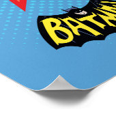 Batman Punching Graphic Poster (Ecke)