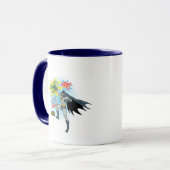 Batman Punching Graphic Tasse (Vorderseite Links)