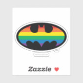 Batman Rainbow-Logo Aufkleber (Blatt)