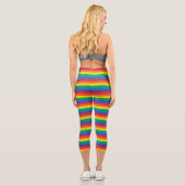 Batman Rainbow-Logo Capri Leggings (Rückseite)