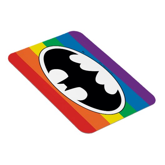 Batman Rainbow-Logo Magnet (Rechte Seite)