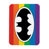 Batman Rainbow-Logo Magnet (Vertikal)