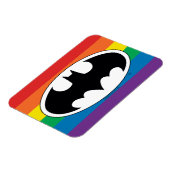 Batman Rainbow-Logo Magnet (Linke Seite)