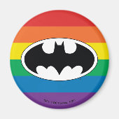 Batman Rainbow-Logo Magnet (Vorne)