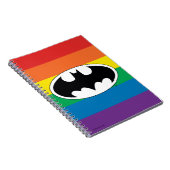 Batman Rainbow-Logo Notizblock (Rechte Seite)