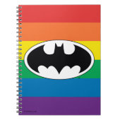 Batman Rainbow-Logo Notizblock (Vorderseite)