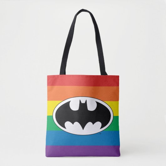 Batman Rainbow-Logo Tasche (Vorderseite)