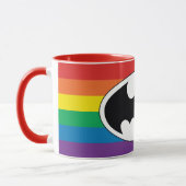 Batman Rainbow-Logo Tasse (Links)