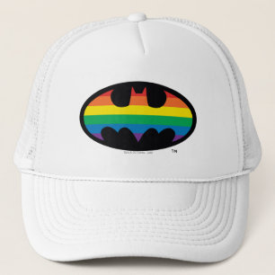 Batman Rainbow-Logo Truckerkappe