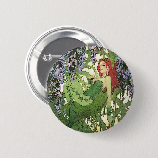 Batman Rebirth Poison Ivy Cover Illustration Button (Vorne & Hinten)