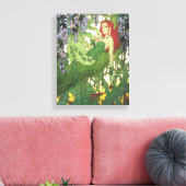 Batman Rebirth Poison Ivy Cover Illustration Leinwanddruck (Insitu (Wohnzimmer))