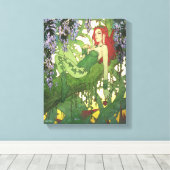 Batman Rebirth Poison Ivy Cover Illustration Leinwanddruck (Insitu (Holzboden))