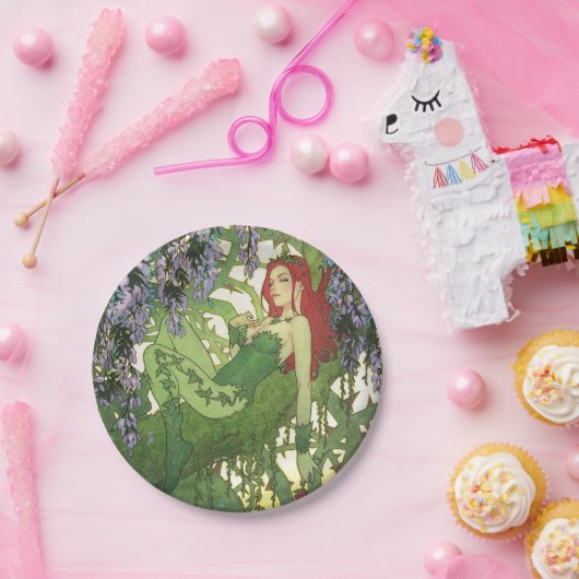 Batman Rebirth Poison Ivy Cover Illustration Pappteller (Party)