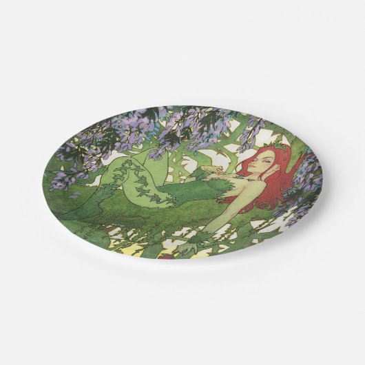 Batman Rebirth Poison Ivy Cover Illustration Pappteller (Schrägansicht)