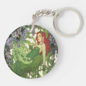 Batman Rebirth Poison Ivy Cover Illustration Schlüsselanhänger (Rückseite)