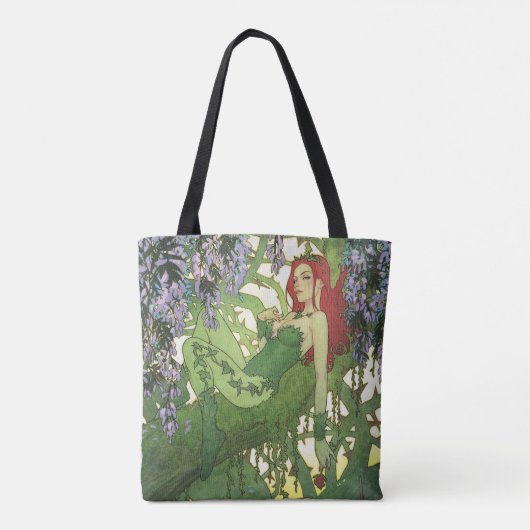 Batman Rebirth Poison Ivy Cover Illustration Tasche (Rückseite)