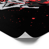 Batman Red und Black Collage Poster (Ecke)