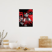 Batman Red und Black Collage Poster (Küche)