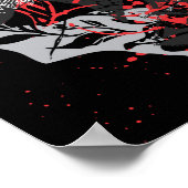 Batman Red und Black Collage Poster (Ecke)