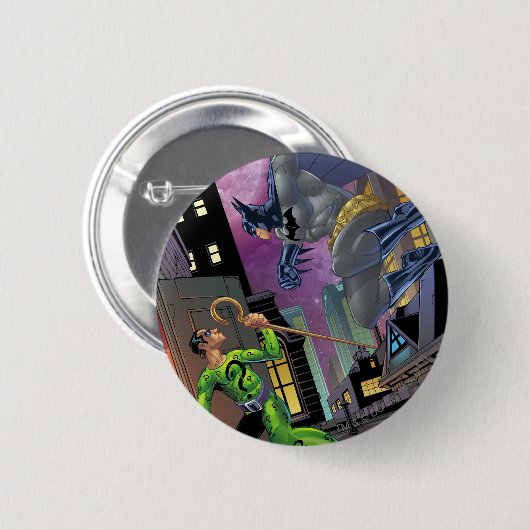 Batman - Riddler Button (Vorne & Hinten)
