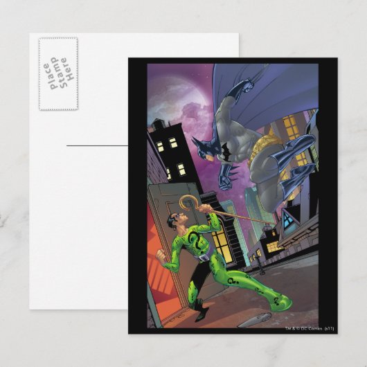 Batman - Riddler Postkarte (Vorne/Hinten)